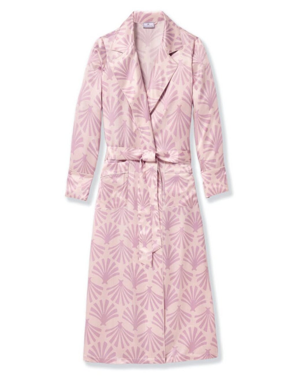 Petite Plume Women's Silk Robe in Blush Tide Sz XS - Picture 4 of 12